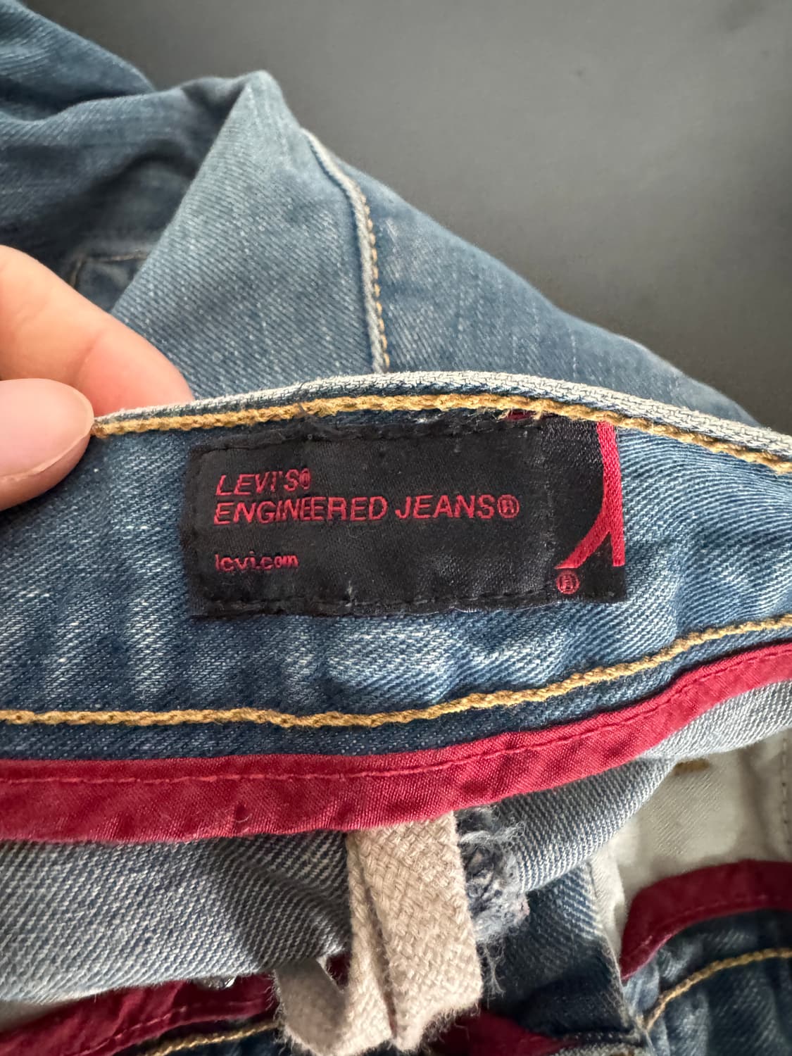 희귀!! 리바이스 엔지니어드진 레어 데님팬츠 32.2인치 상품이미지3