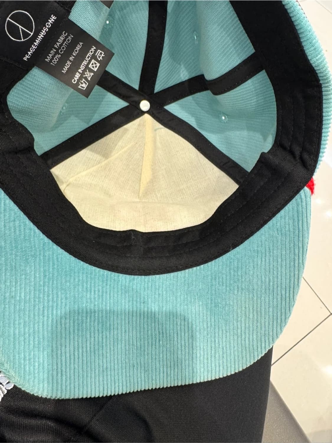 피스마이너스원 5 패널 볼캡 민트 극미중고 상품이미지6