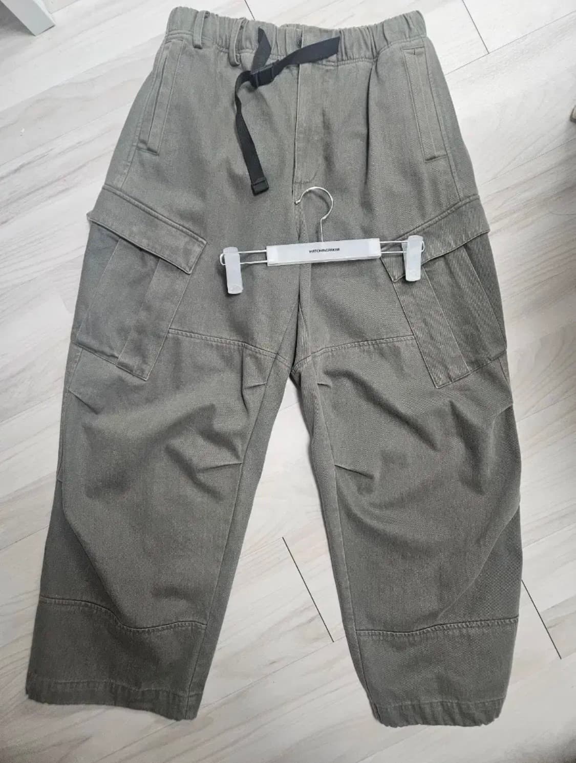 해칭룸 밀팬츠 워시드 세이지 그린 (3사이즈) 상품이미지2