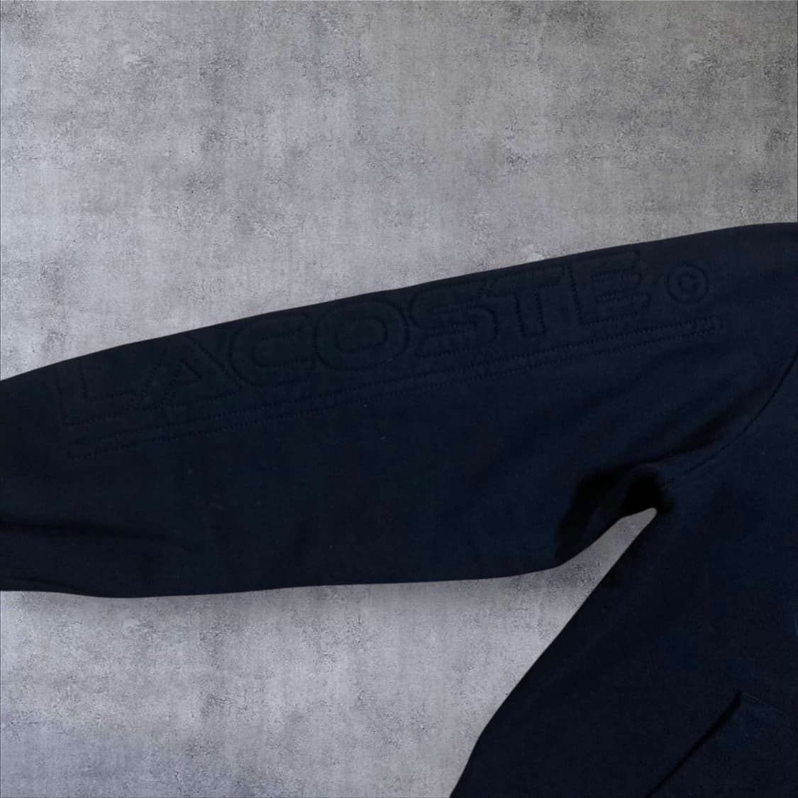 라코스테 빅로고 네이비 후드티 상품이미지3