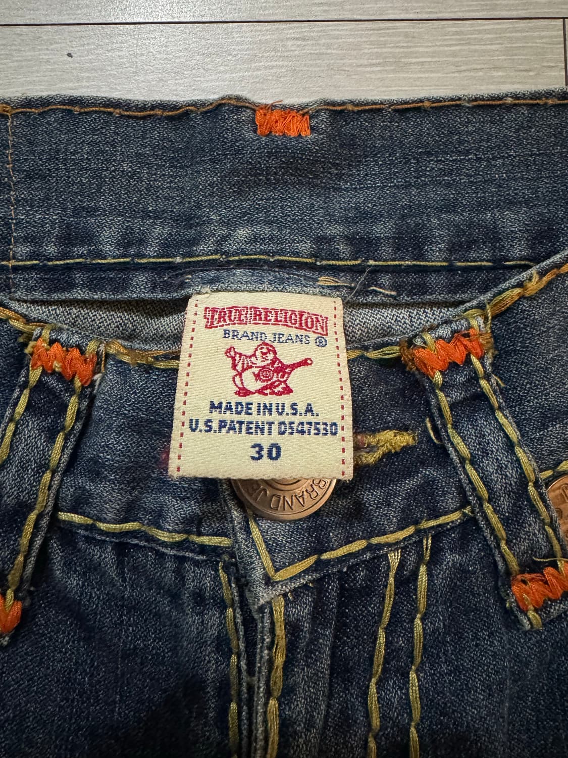 [30] 트루릴리젼 부츠컷 청바지 조이빅티 상품이미지4