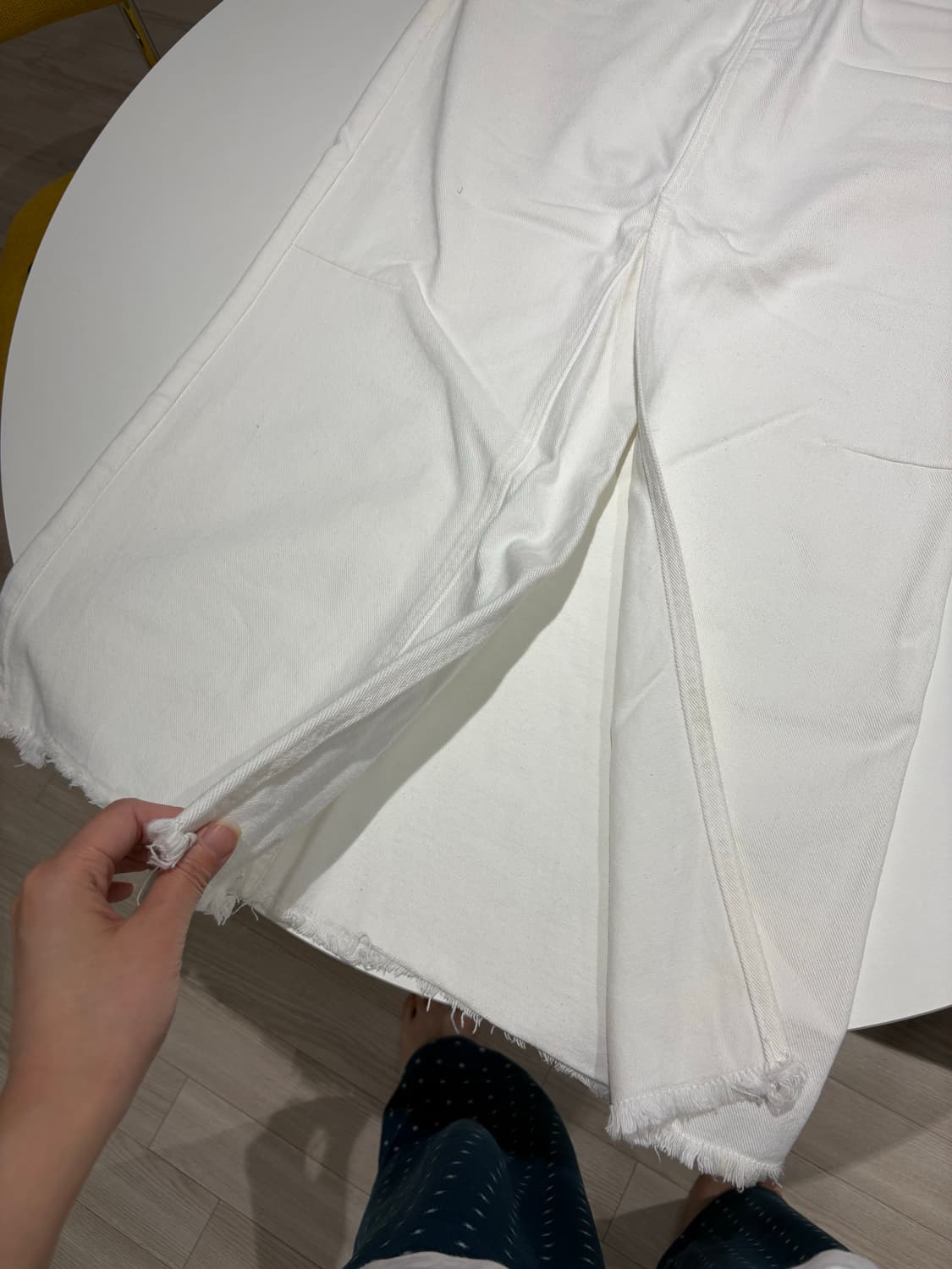 Le 화이트 맥시 스커트 상품이미지2