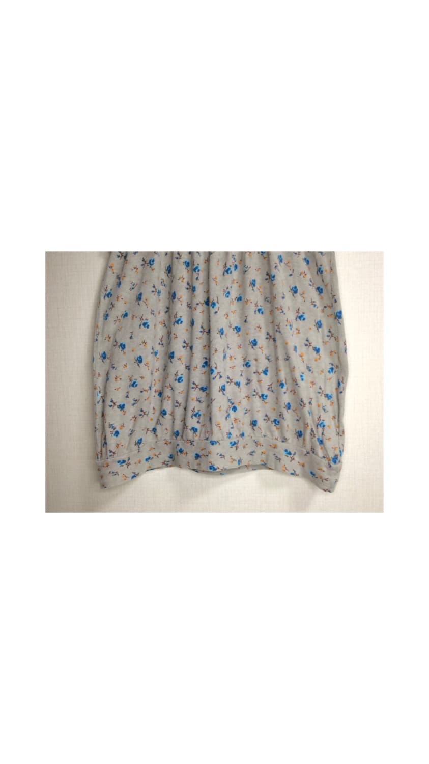 스나오 쿠와하라 그레이 플로럴 탑 상품이미지3