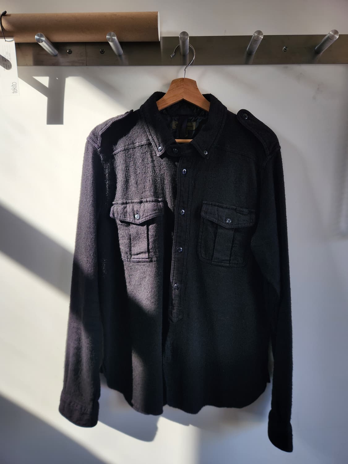 나이젤카본 울/린넨 필드 셔츠 상품이미지1