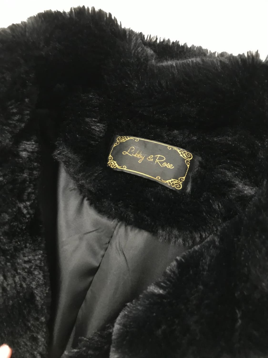 블랙 퍼 라이더 자켓 상품이미지3