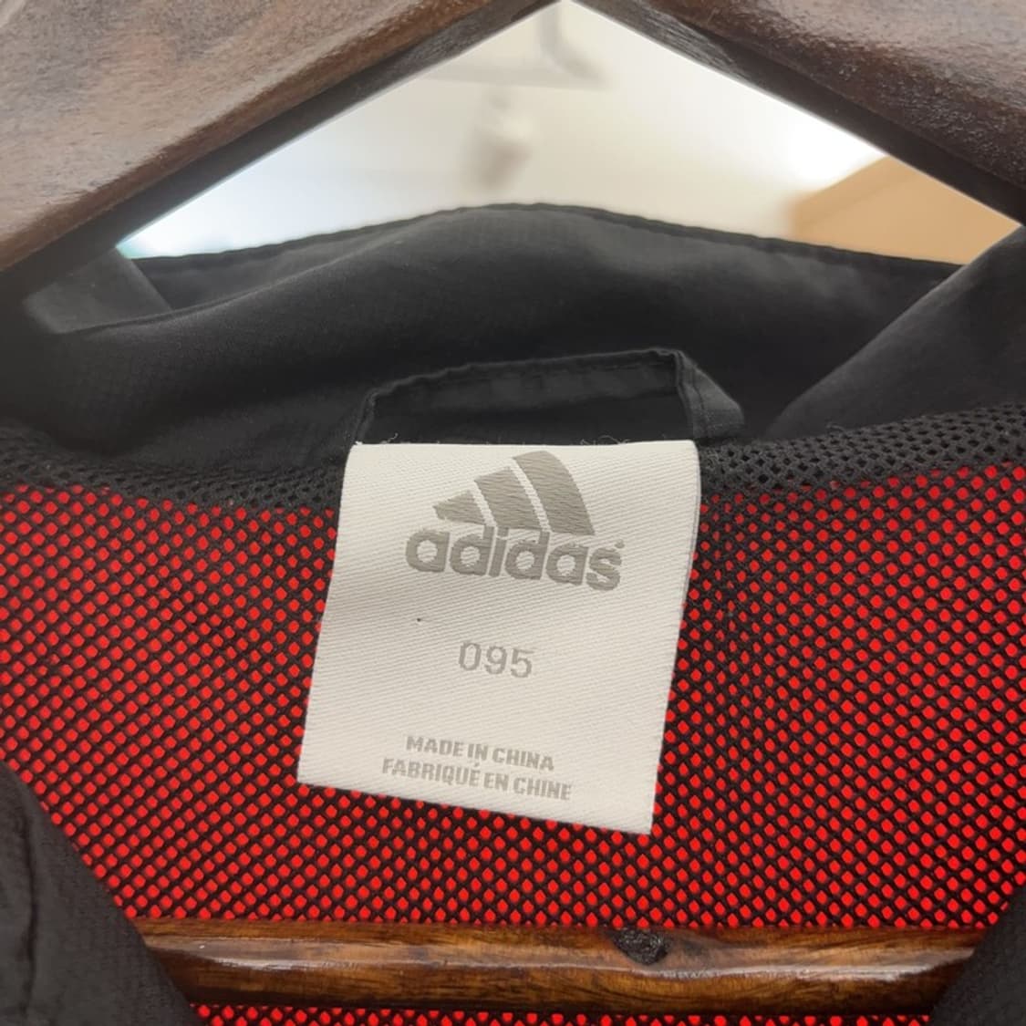 아디다스 Y2K 레트로 네온오렌지 배색 바람막이 자켓 95 C08051 상품이미지5