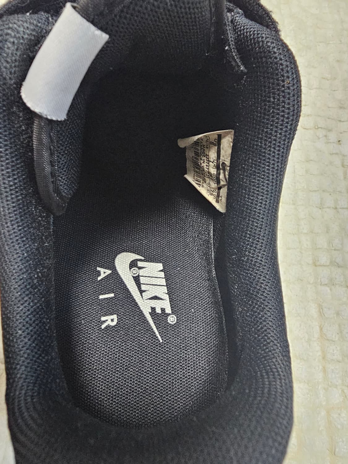 나이키 블랙에어포스 1 로우 유틸리티 블랙 화이트  260사이즈 상품이미지5