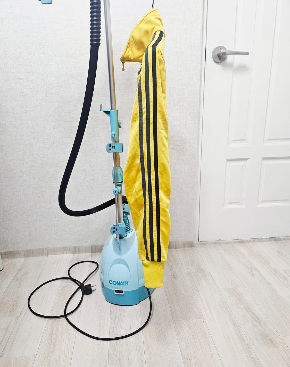 (90)S ☆초대장급☆ 아디다스 파이어버드 백로고[옐로우그레이]트랙탑져지 상품이미지4