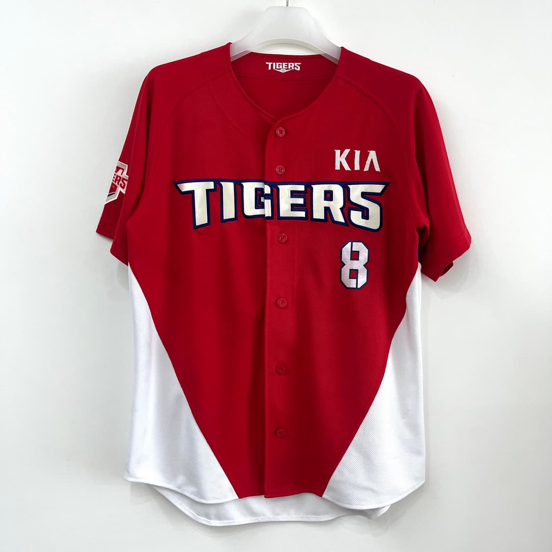 기아타이거즈 안치홍 마킹 반팔 유니폼 105 상품이미지2