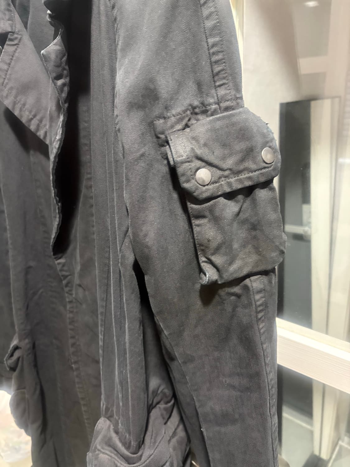 08fw 율리우스 가스마스크 왁스코트 상품이미지2