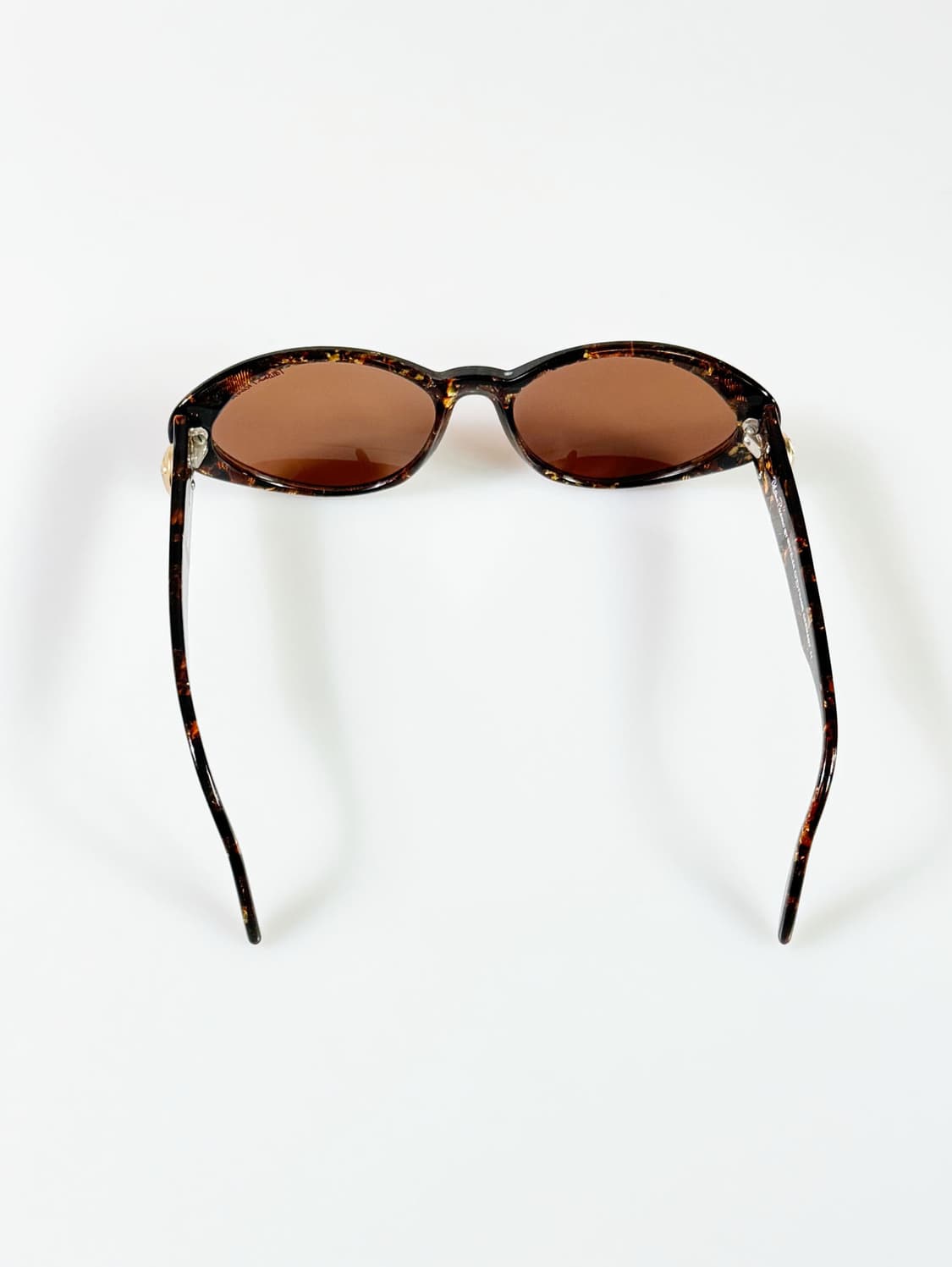 90s Paloma Picasso 패턴 오벌 프레임 빈티지 틴트 선글라스 상품이미지6