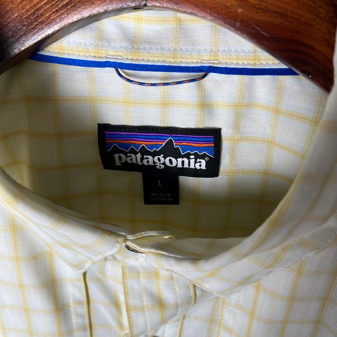 [Patagonia] 파타고니아 아일랜드 호퍼 체크 반팔셔츠 상품이미지5