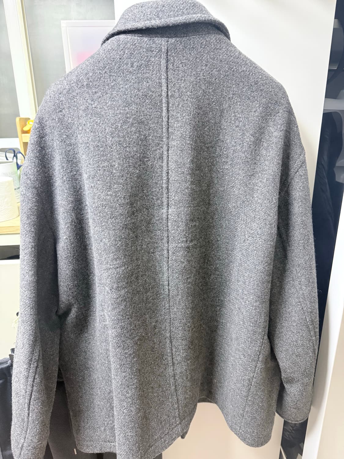 포터리 셔틀랜드 울 하프 맥 코트 3사이즈 상품이미지10