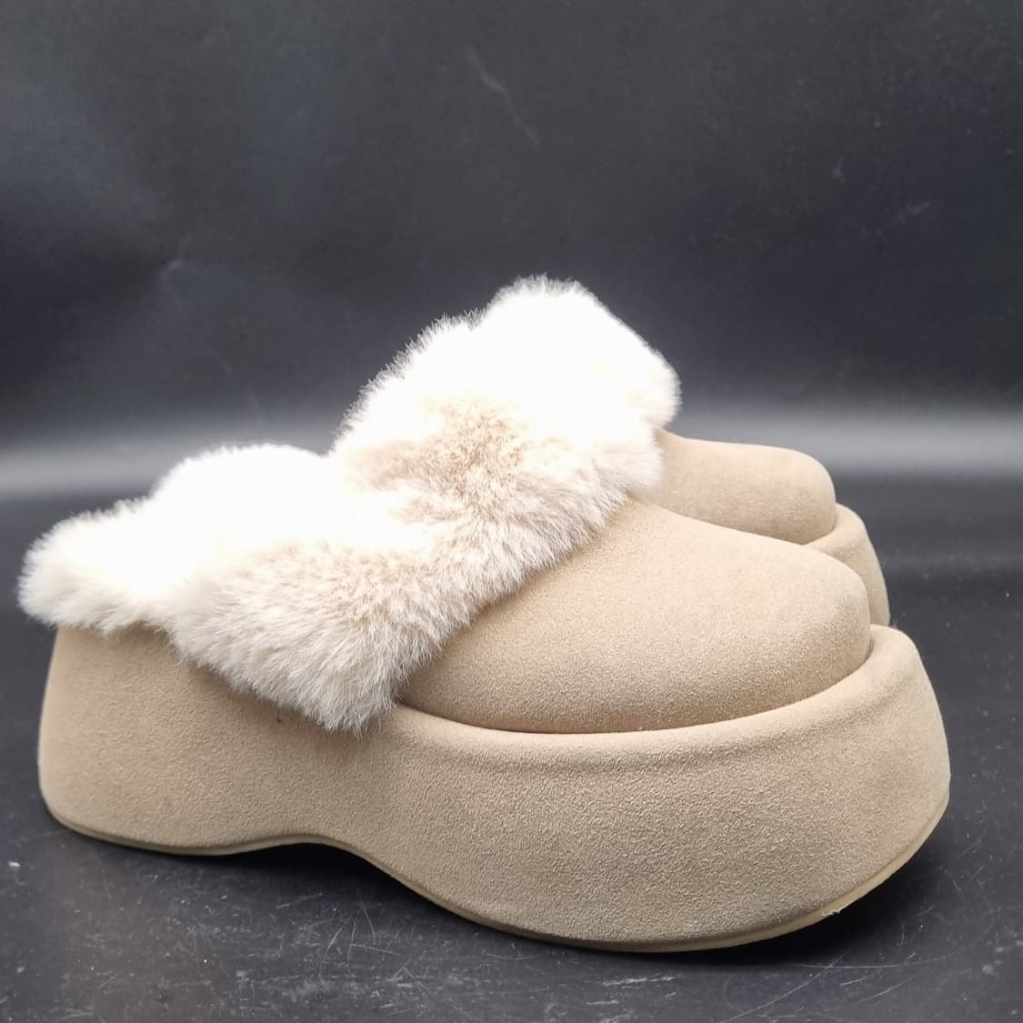 wassup와썹 여성털슬리퍼 235 굽7 상품이미지1