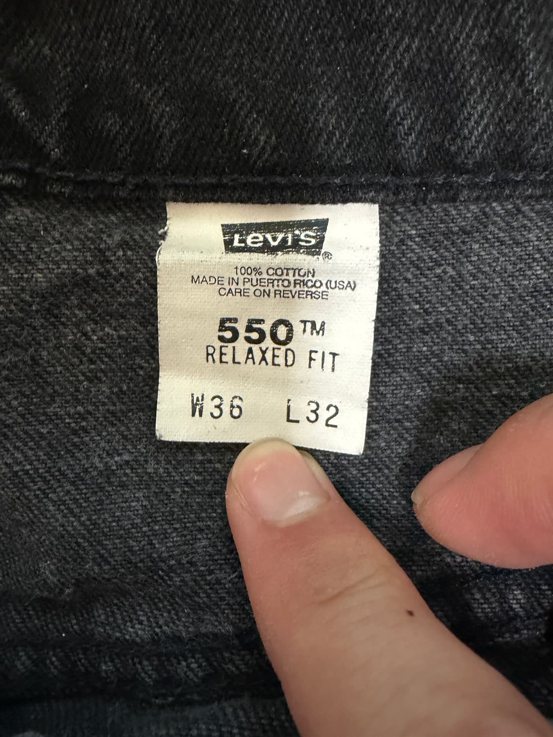 Levi’s 550 black 상품이미지6