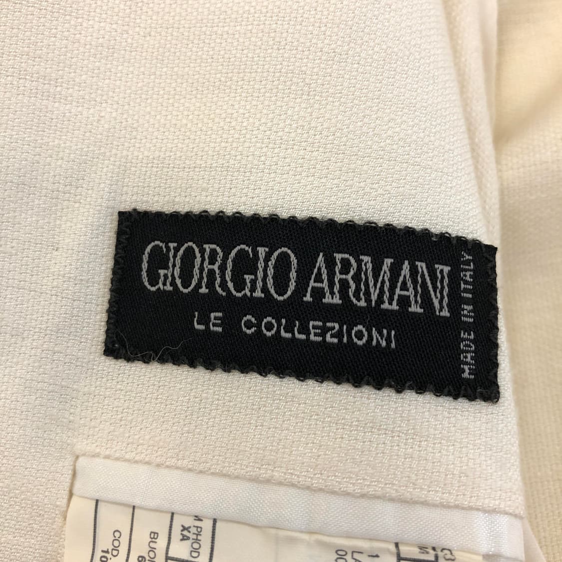 조르지오아르마니 아이보리 혼방자켓 105 상품이미지7