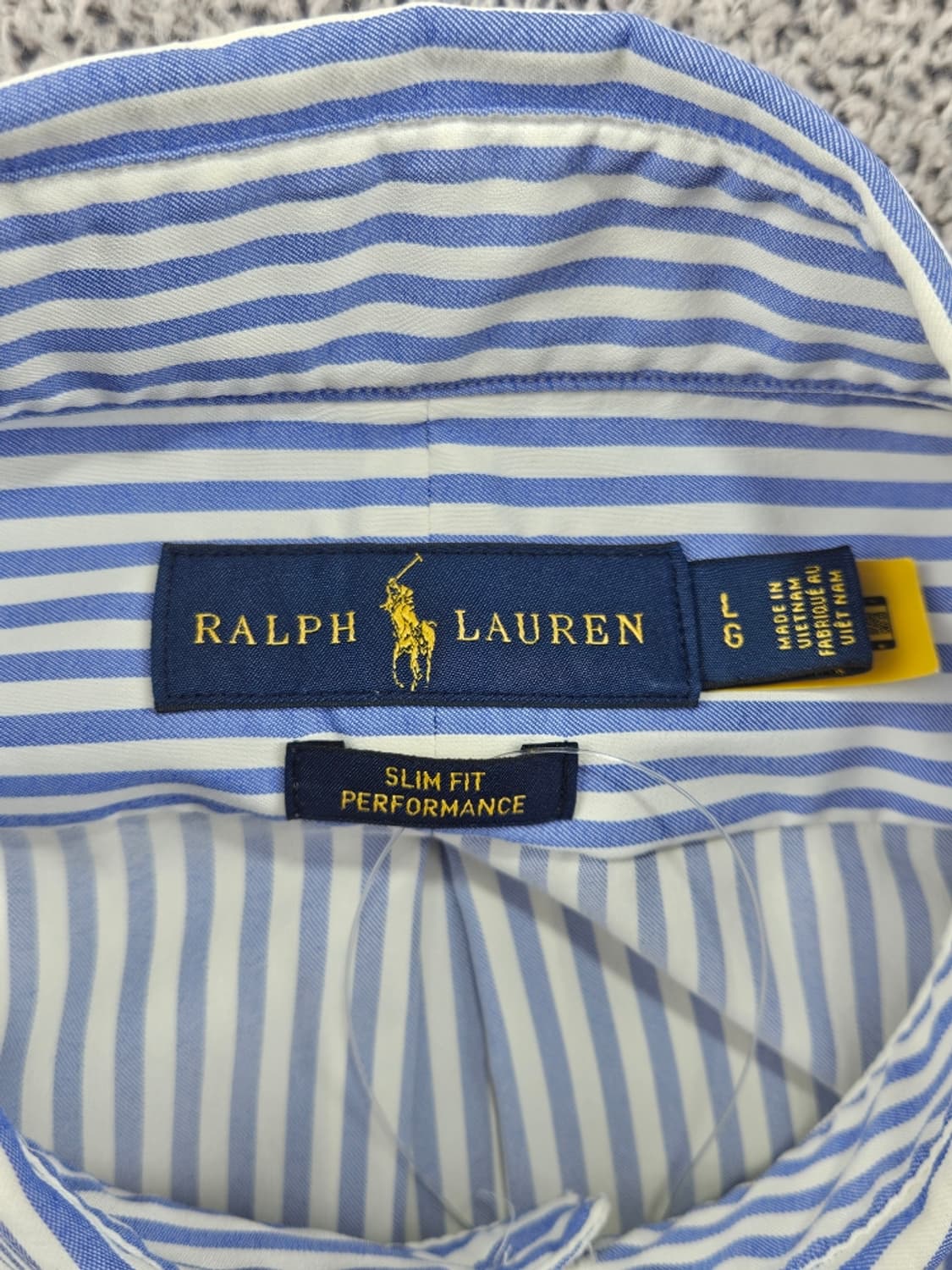 폴로랄프로렌 슬림 핏 스트라이프 셔츠 ( L ) / 11608 상품이미지8