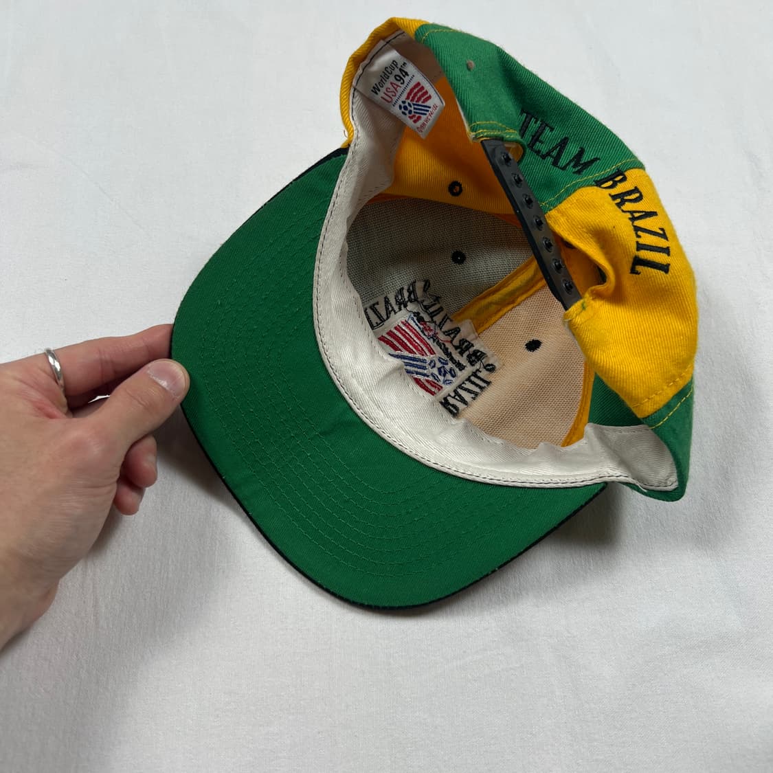 90‘s 91년도 usa 94 월드컵 브라질 캡 모자 상품이미지6