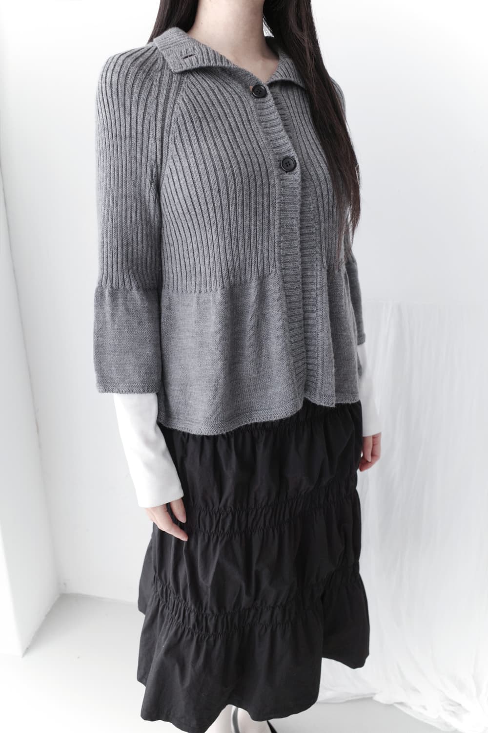flared knit cardigun 상품이미지6