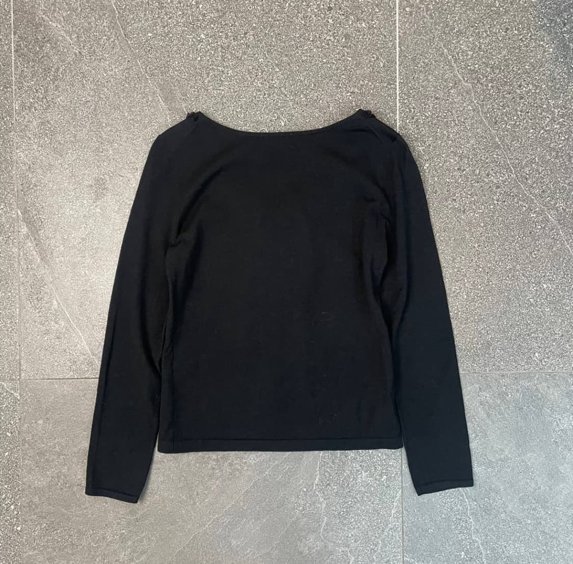 K.T 울 블렌드 브이넥 롱슬리브 상품이미지3