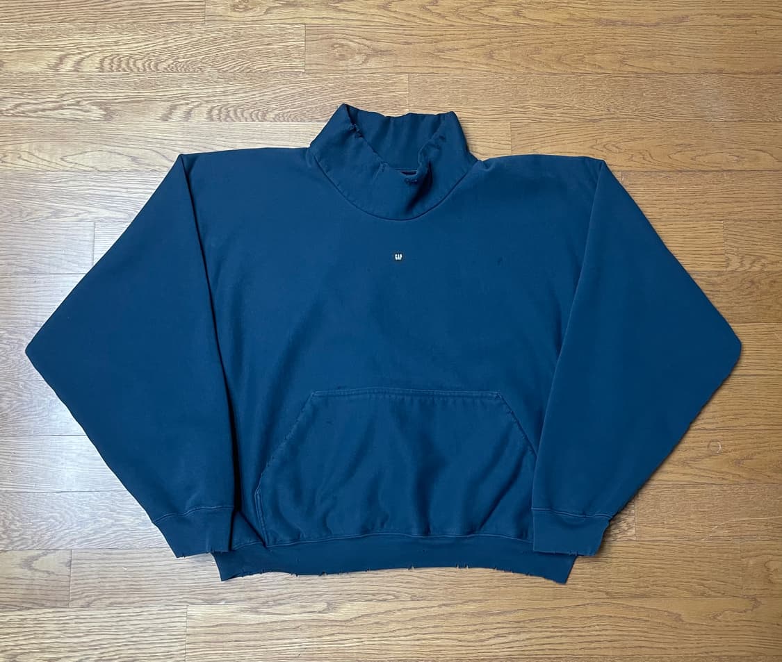 [XS] 이지 갭 하이넥 다크블루 상품이미지1