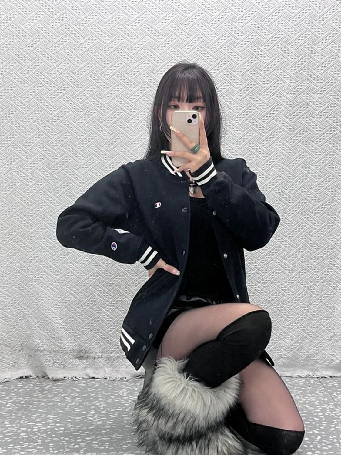 챔피온 리버스위브 캐주얼 윈드스토퍼 바시티 자켓 M C09659 상품이미지1