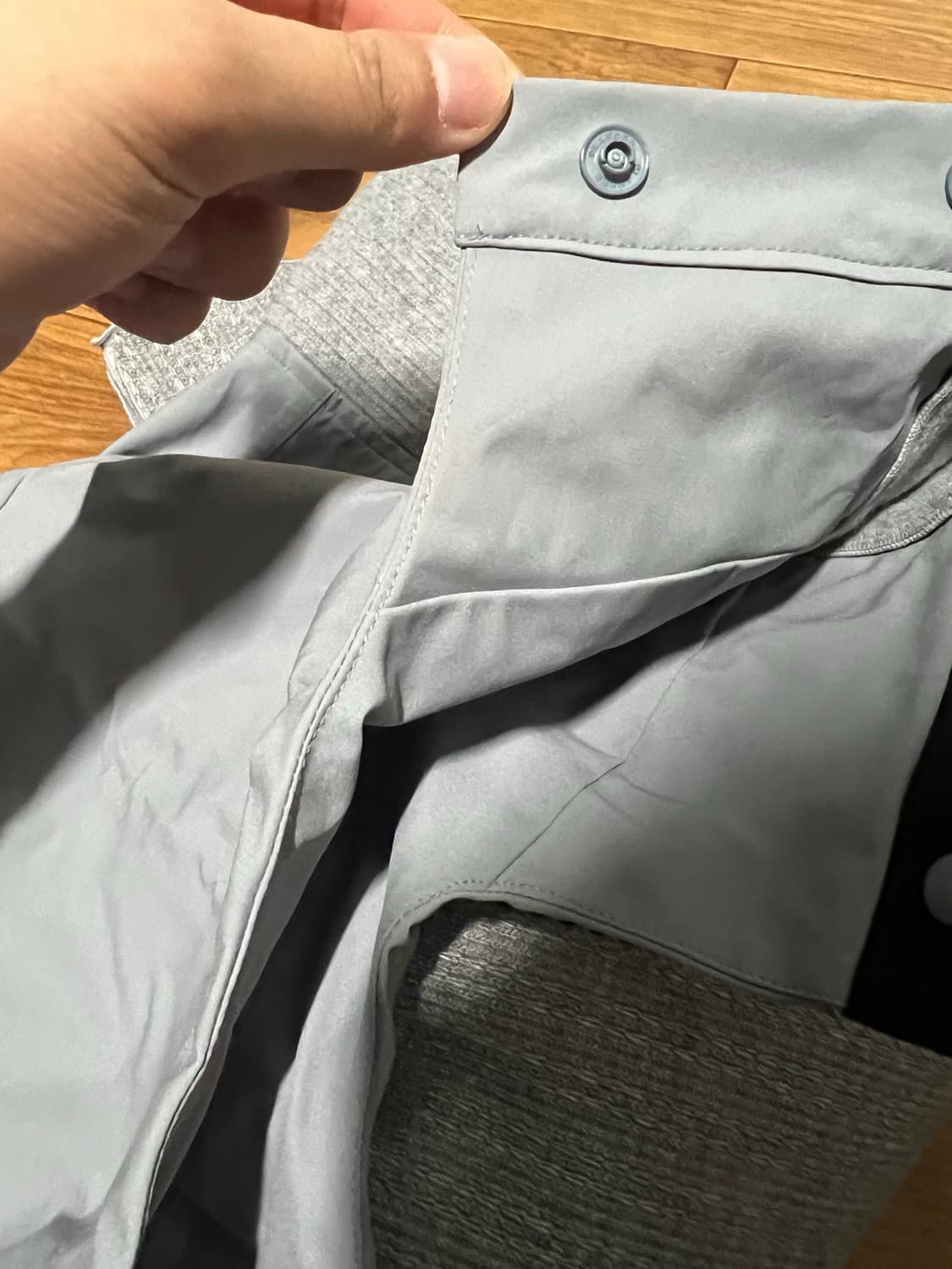 XLIM 엑슬림 후드 머플러 라이트 그레이 상품이미지2