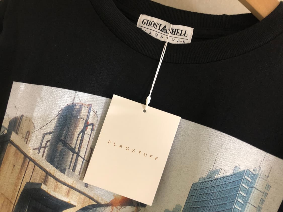 플래그스터프 공각기동대 쿠사나기 롱 슬리브 티셔츠 블랙 M 상품이미지4