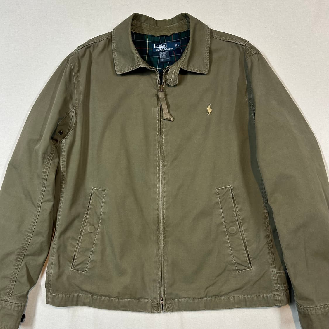 L) 폴로 랄프로렌 빈티지 드리즐러 해링턴 코튼 자켓 상품이미지2
