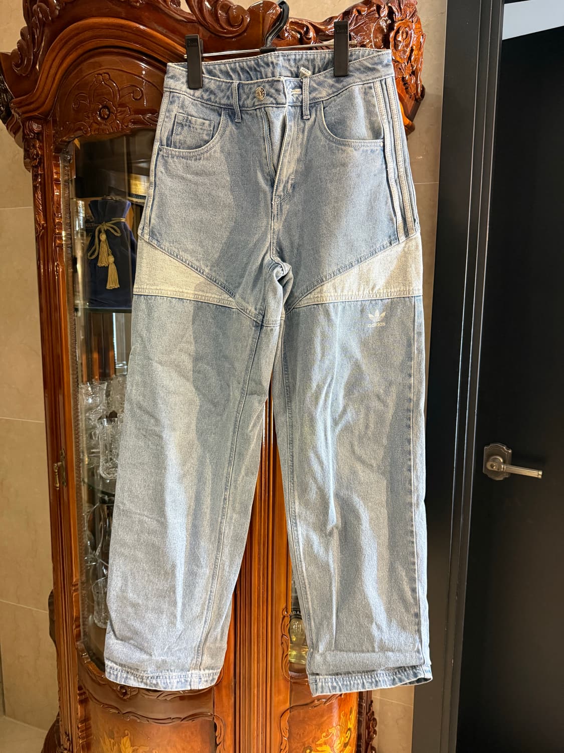 아디다스오리지널 데님팬츠 새상품급 상품이미지1