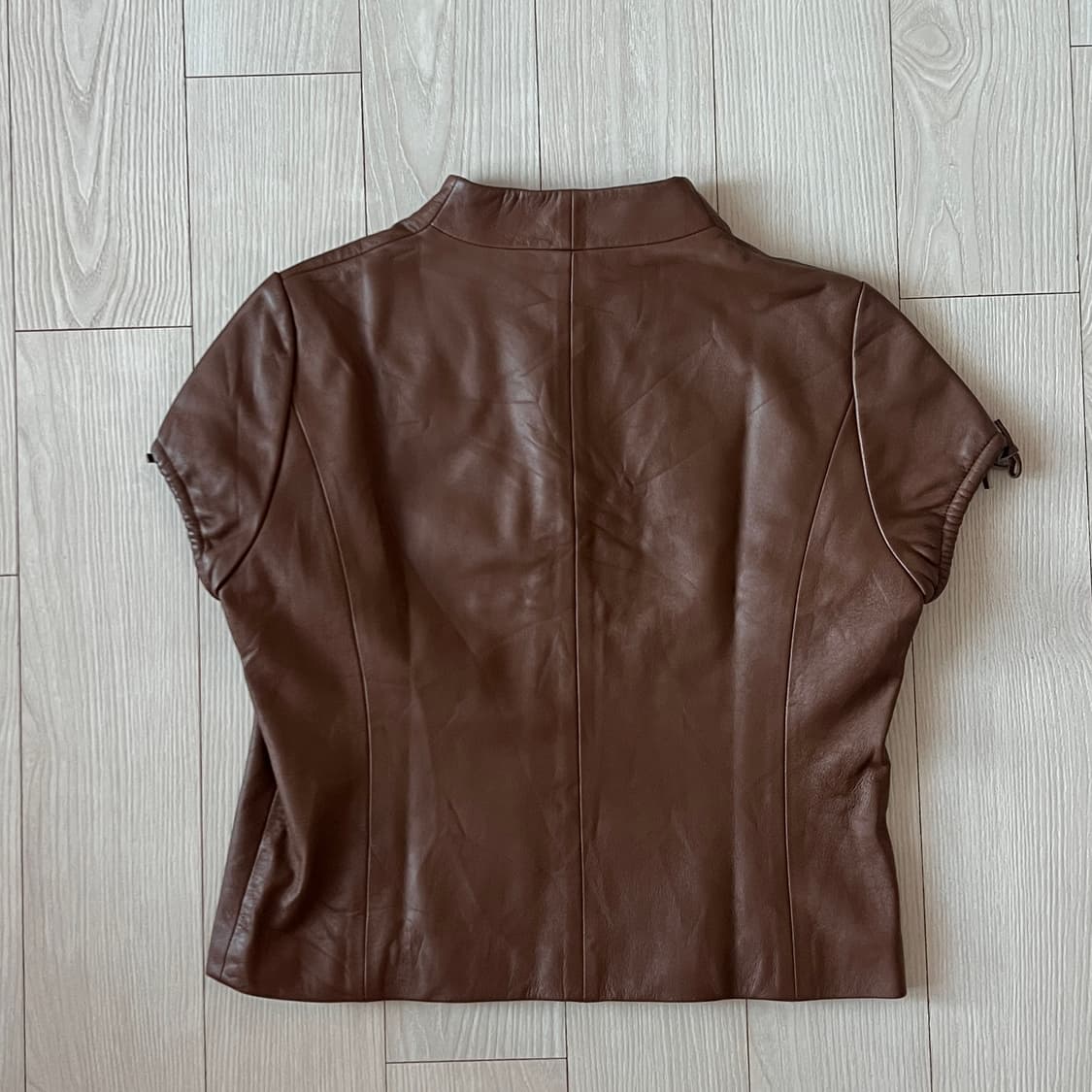 lambskin cap sleeve jacket 상품이미지2