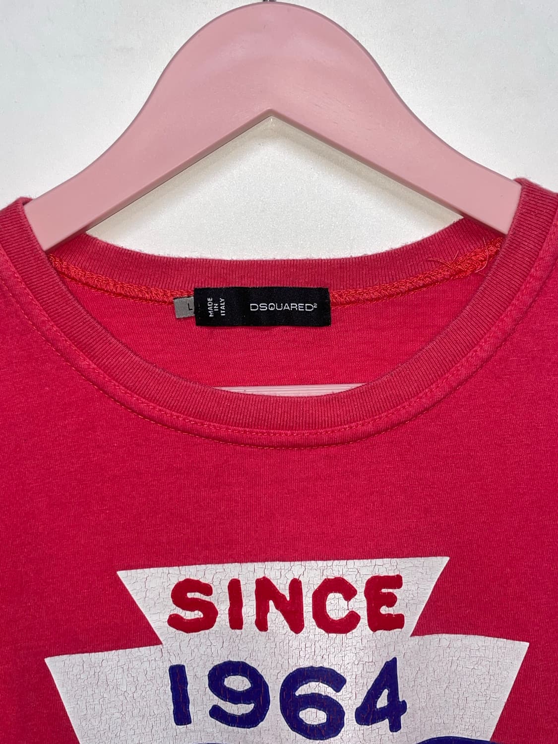 디스퀘어드2 1964 반팔 티셔츠 레드 상품이미지6