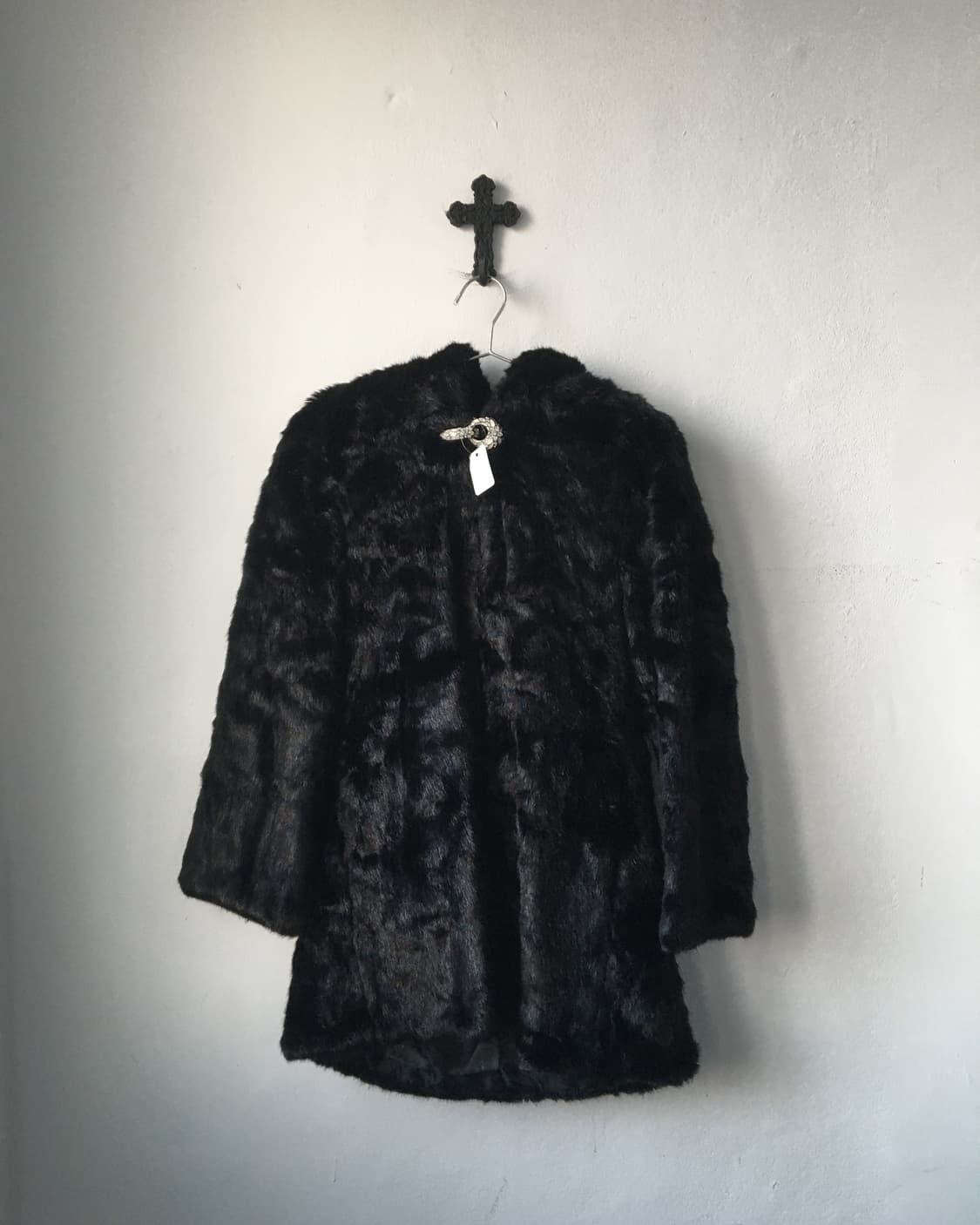 Fake fur hood jacket 상품이미지2