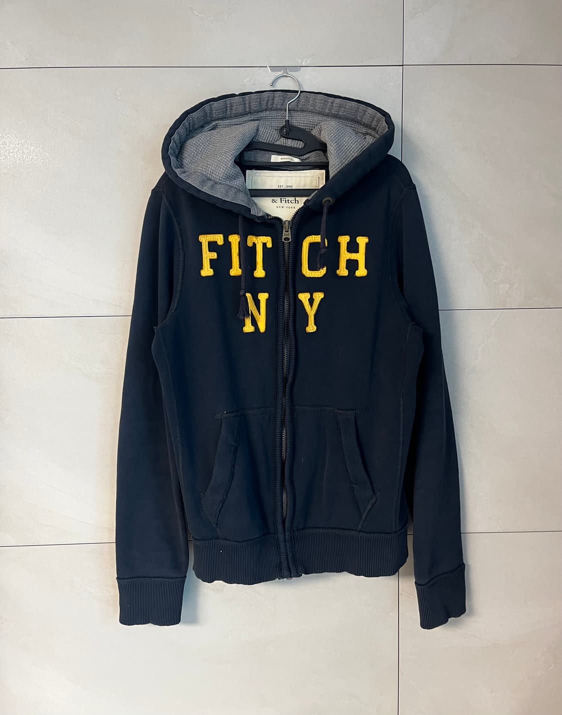 아베크롬비 후드집업 네이비 (L) 상품이미지1