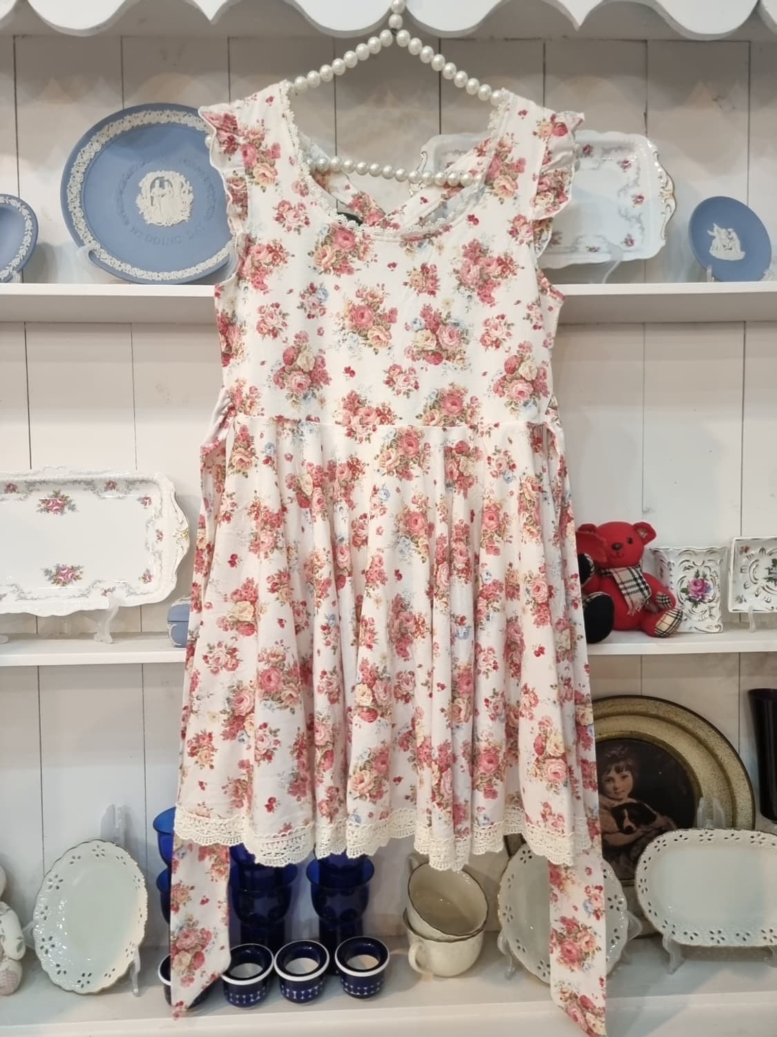 Liz Lisa 로즈 플로랄 레이스 원피스 상품이미지2