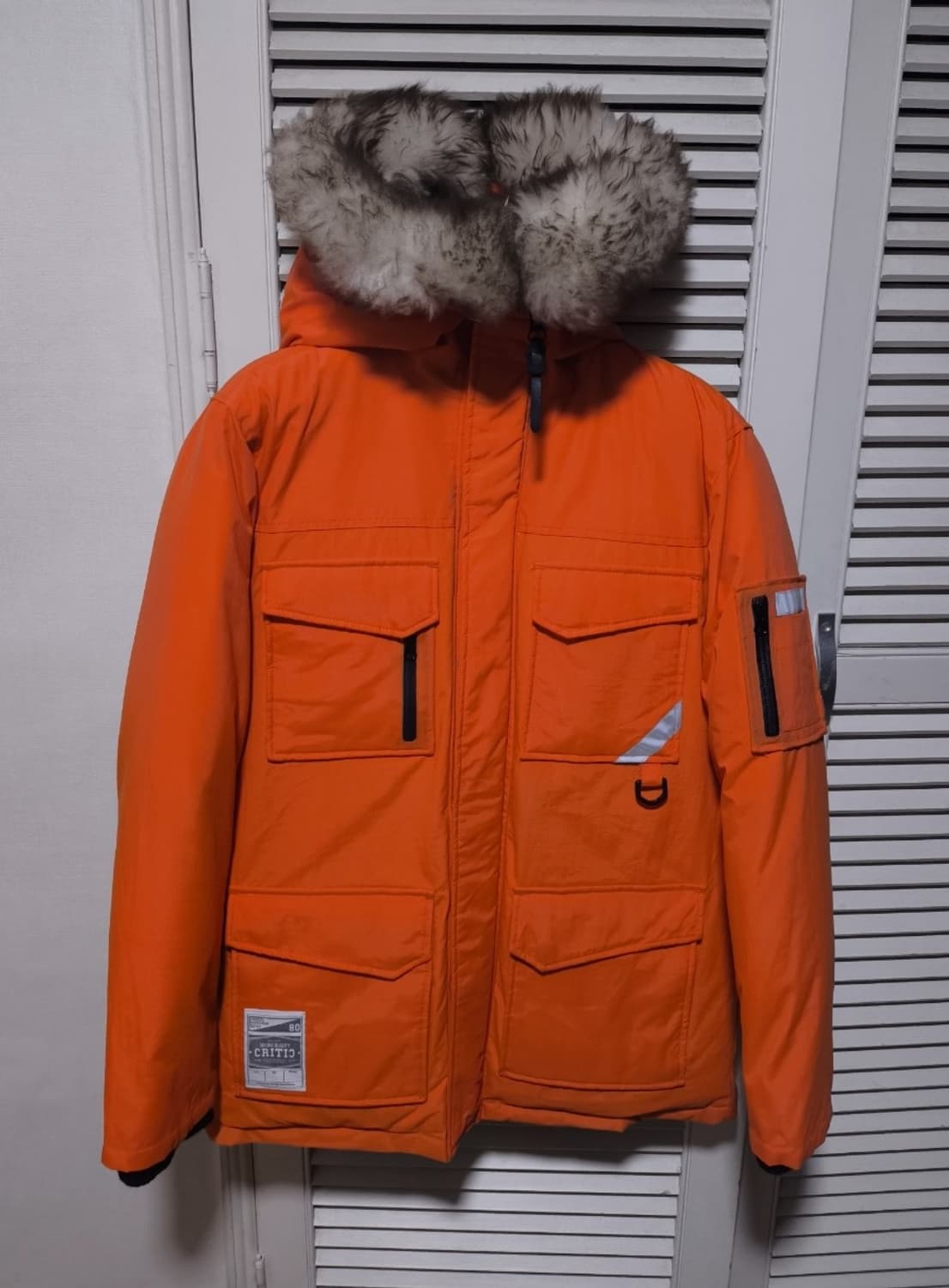 라지 크리틱 리플렉티브 덕다운 패딩점퍼 상품이미지1