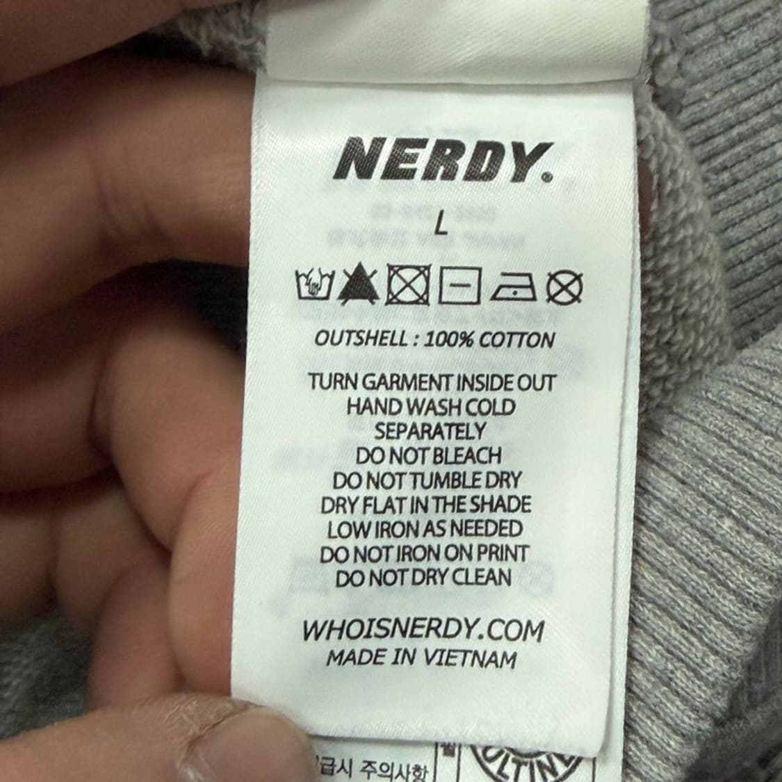 널디 베이직 로고 후드티 v2786 상품이미지7