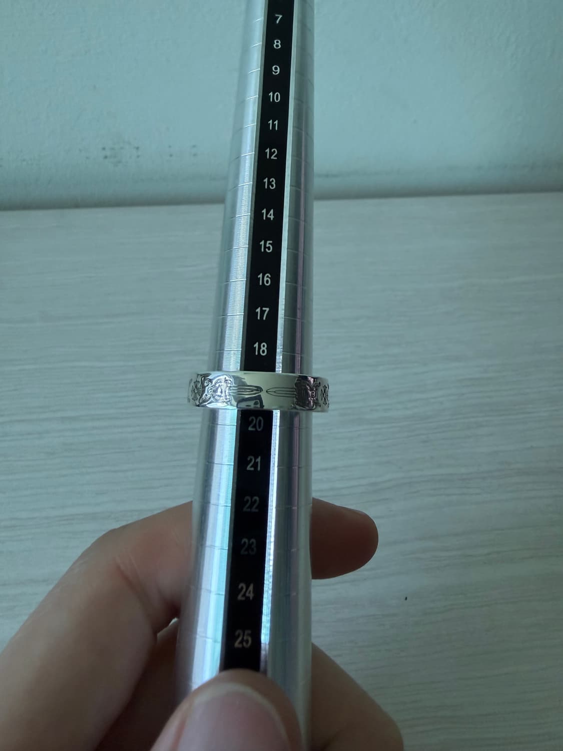 [us9.5] 크롬하츠 스페이서 대거링 6mm 상품이미지10