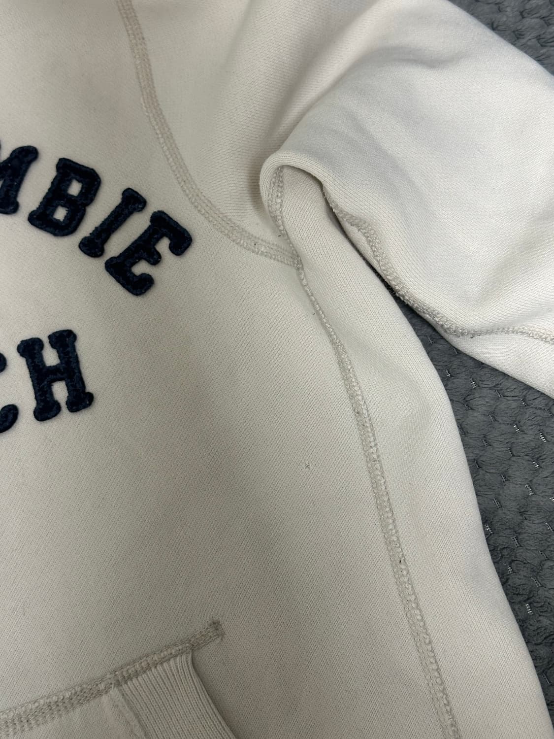 아베크롬비 화이트 후드집업 상품이미지3