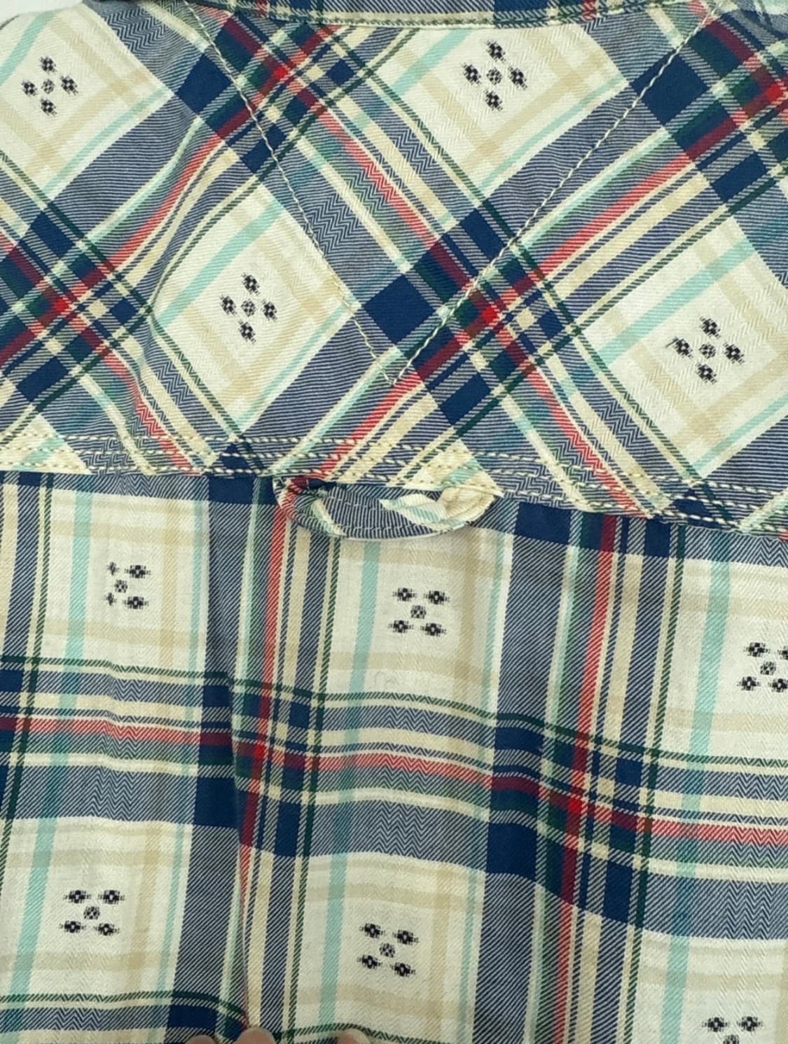 타미힐피거 데님 체크 셔츠 남방 상품이미지7