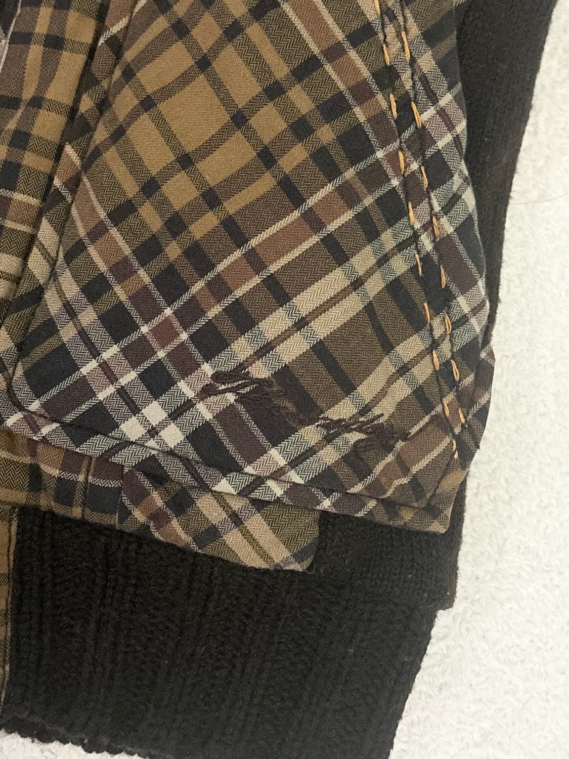 일본빈티지 초코 니트 후드 베스트 빈티지베스트빈티지조끼니혼진너드 상품이미지4