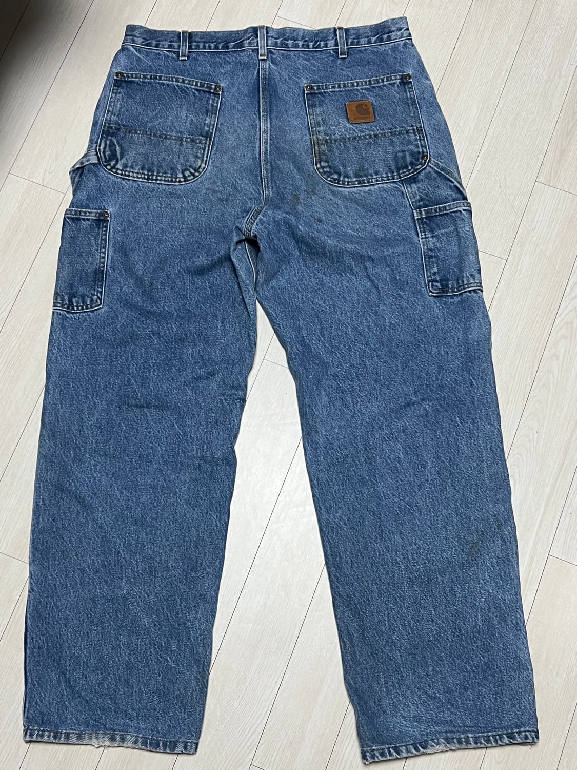 00s 빈티지 칼하트 더블니 데님 워크팬츠 B73DST 36사이즈 상품이미지6