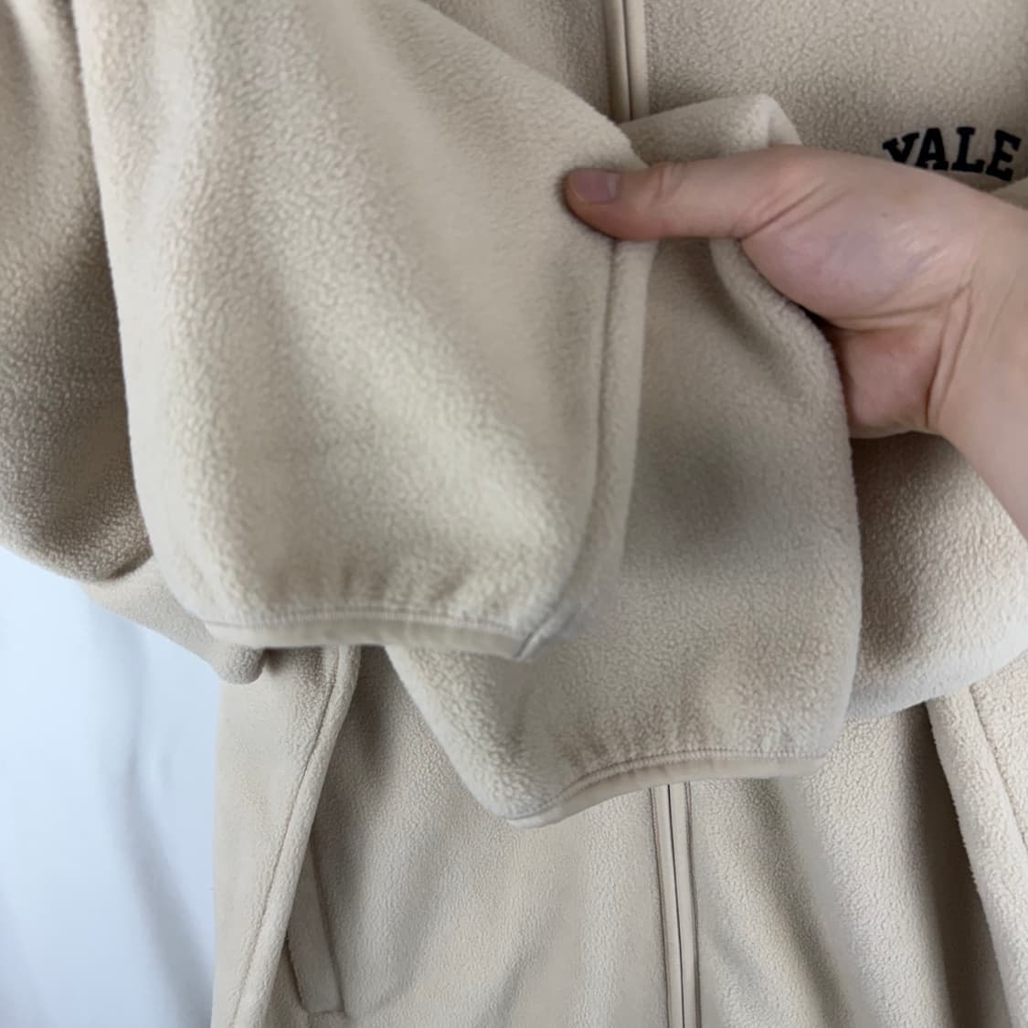 L) 예일 플리스 집업 베이지 상품이미지5