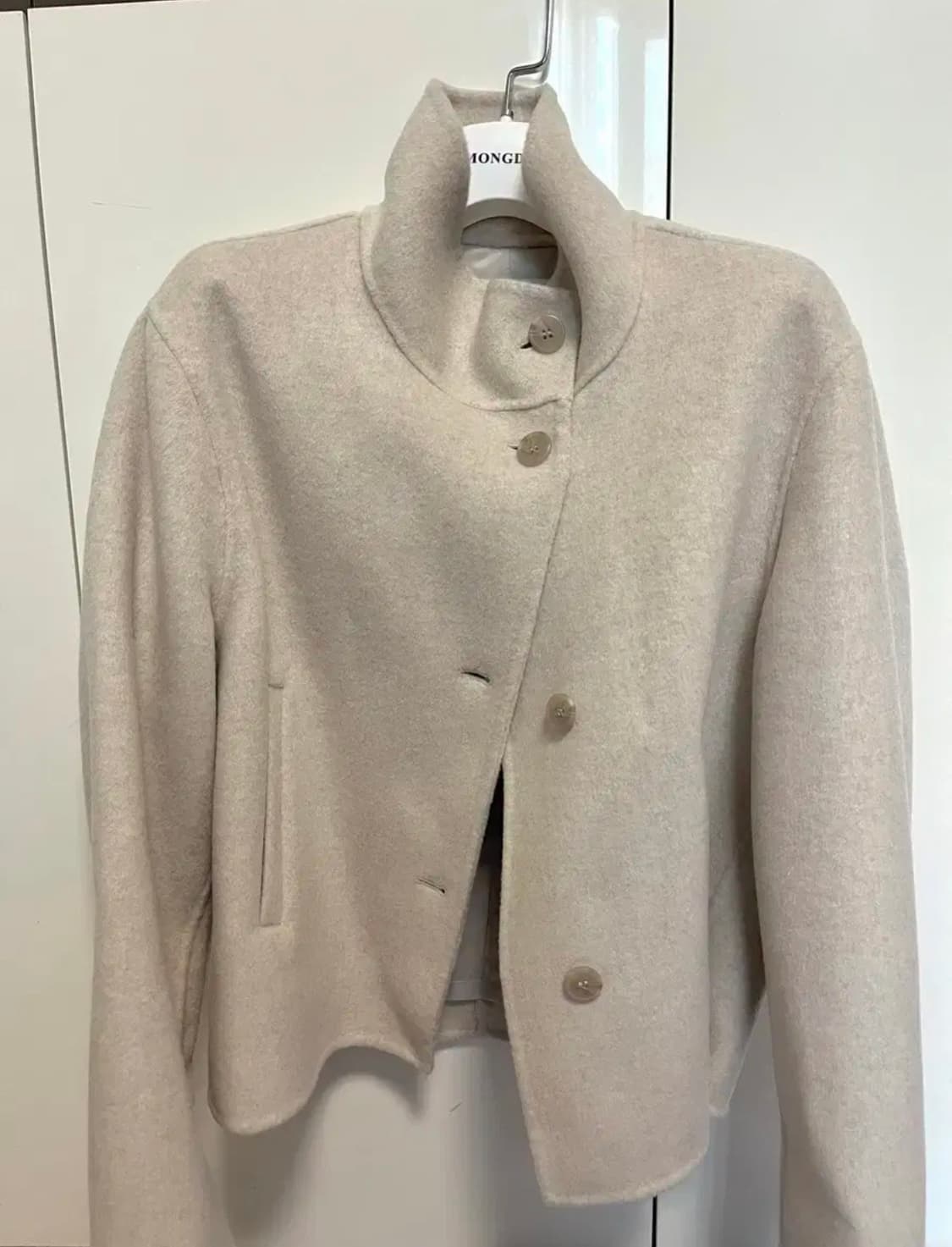 몽돌 울 하이넥 코트  상품이미지4