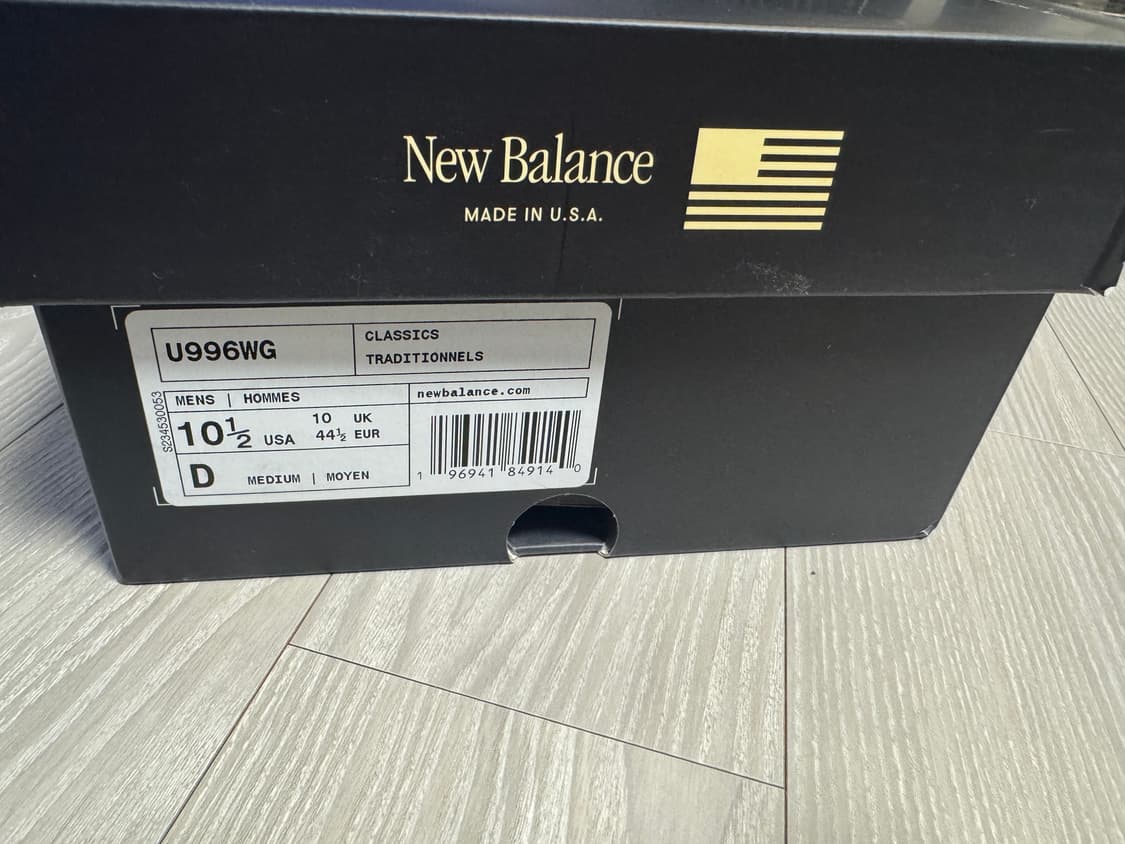 뉴발란스 / 에임레온도르 996 화이트 / 285 상품이미지3