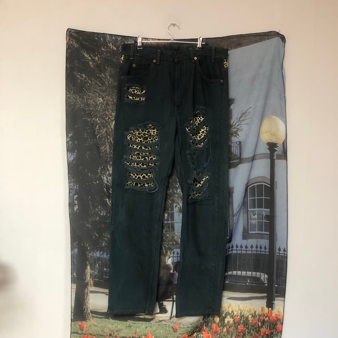 Vintage 💿 Levi's 505 leopard  상품이미지1