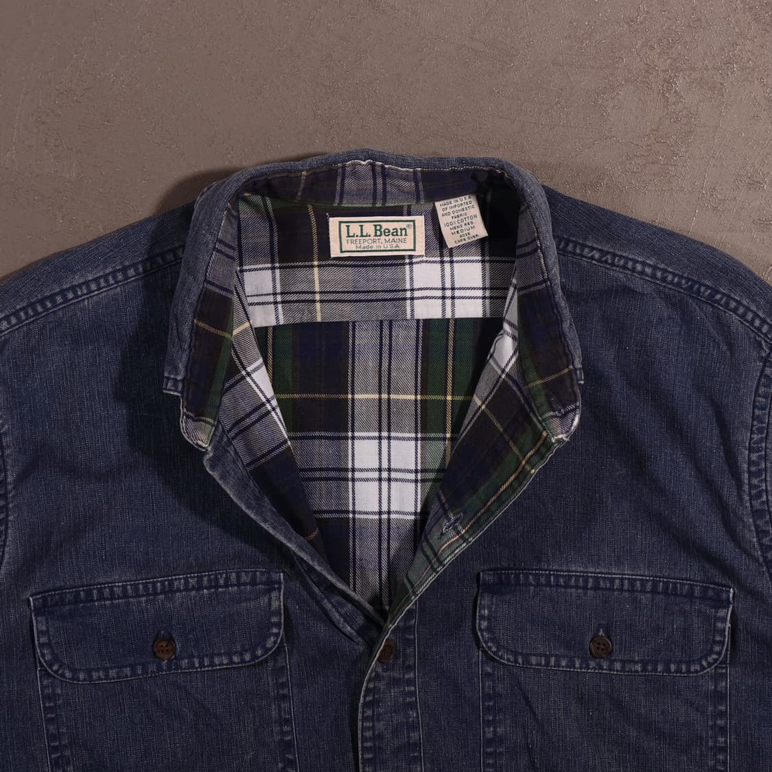 90s 엘엘빈 USA 워크셔츠 상품이미지4