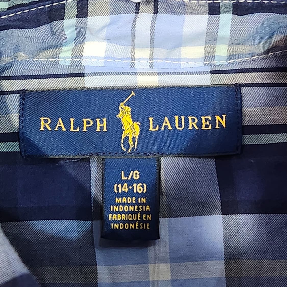 폴로 랄프로렌 체크 셔츠 (L) 상품이미지2
