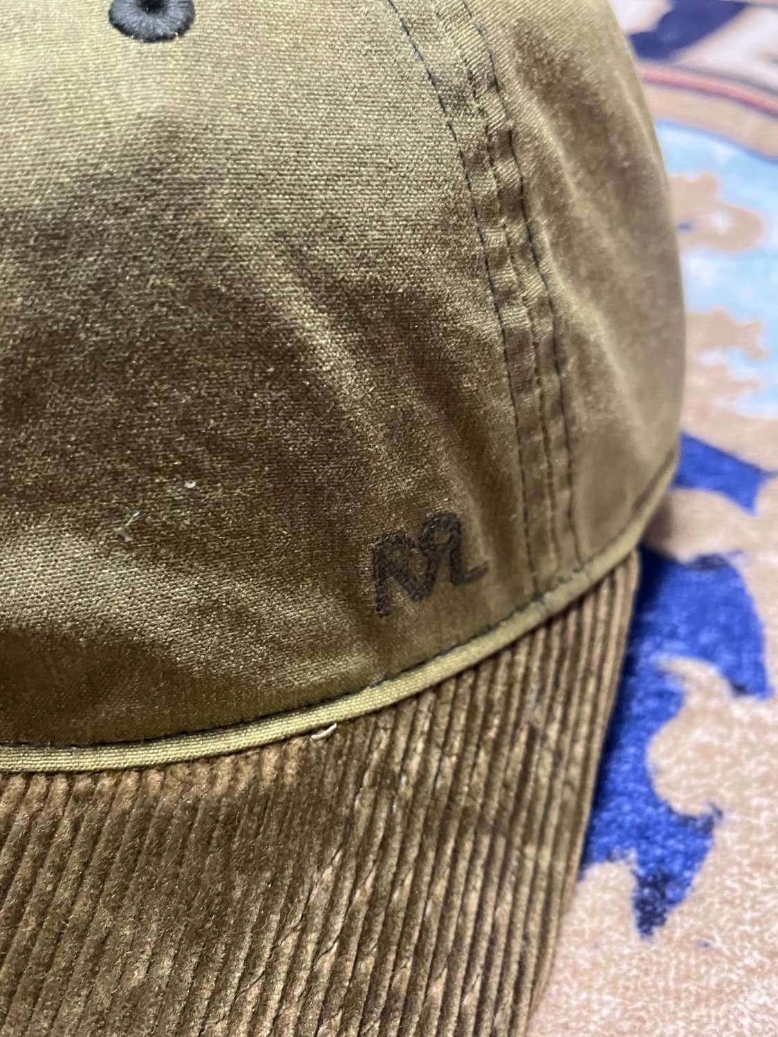 더블알엘 (RRL) 올리브 코듀로이 볼캡 상품이미지2