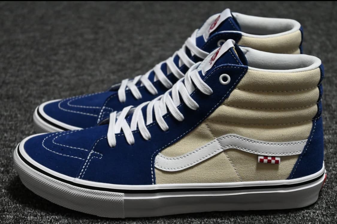 반스 스케이트 하이 네이비 포니(상태 최상) 상품이미지1